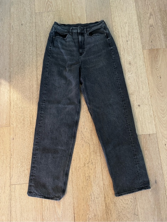American Eagle Outfitters Denim - American Eagle Outfitters Straight Leg Jeans - Washed Black